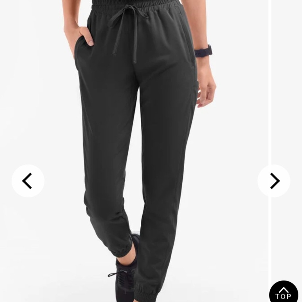 Black Track Pants Elastic Waistband Relaxed Fit